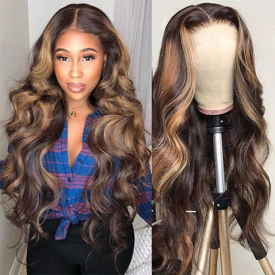 Medium & Long Curly Human Hair Wig – Big Wave Style