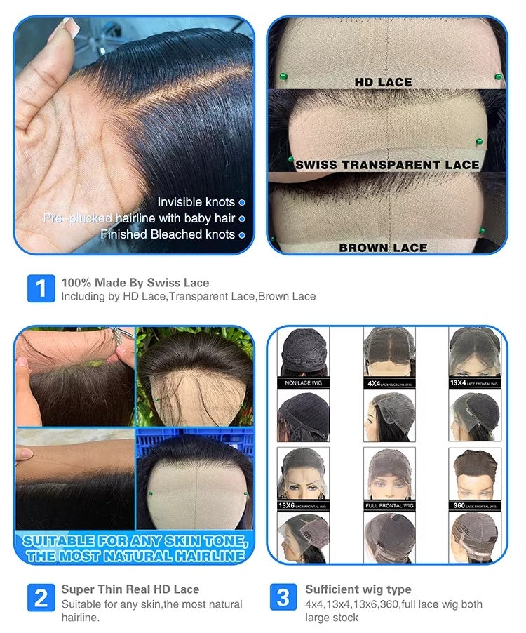 Virgin Vietnamese Raw Hair – 6x4 HD Lace Wig